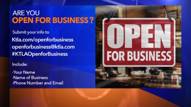 FrankBuckleyTV's tweet photo. Let's make sure our local businesses and restaurants STAY in business! They employ people, provide important services, and contribute in so many ways to our communities to make them the places we love. #KTLAOpenforBusiness https://t.co/QM76468SET
