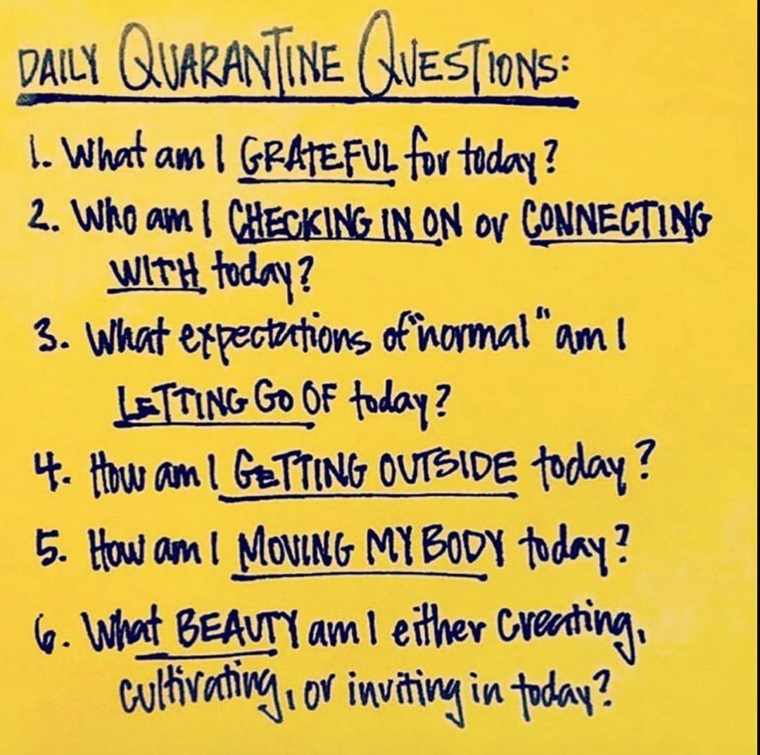 DuncanLVUSD's tweet photo. Try answering these questions everyday as a routine. It will help activate areas of your brain that bring you all the good feels! For those who might not have the privilege to do #4 during these times, try Google Arts and Culture's virtual tours! #LVUSDConnects https://t.co/uUs9ryEp9z