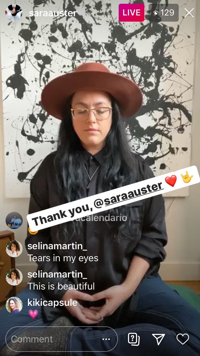 ✨NEED TO EXHALE? This is where I’ll be today at noon! Experience a virtual #soundbath on INSTA LIVE with the remarkable guide and healer, <a href="/SaraAuster/">Sara Auster</a> instagram.com/saraauster 🕊✨

Can't join at noon, worry not. This session will live on Instagram LIVE stories for 24 hours.