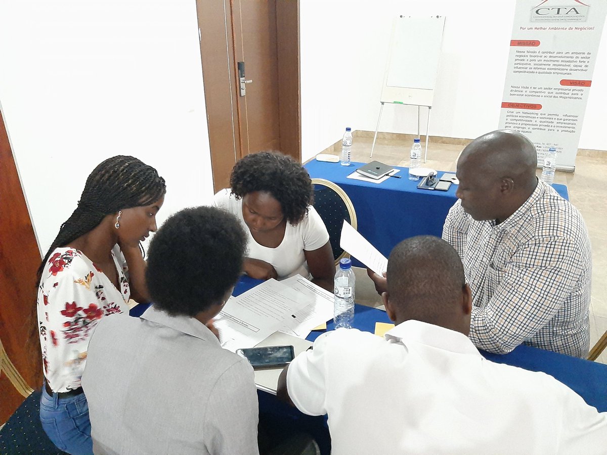 SBNMozambique's tweet photo. "This training showed me how important is to manage and control the finance of my business &amp; how i have been putting my business at risk everyday",said Lucia, an entrepreneur from Tete

#Training
#businessmanagement
by
@SBNMozambique 
💪with
#IPEME
@CTA__Official 
@GainMocambique https://t.co/5VMlNxwAtz
