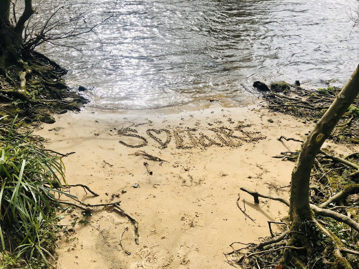 WaldronBridget's tweet photo. Pros of temporary unemployment - discovering Saltaire’s secret beach! https://t.co/iJJvYShLKA
