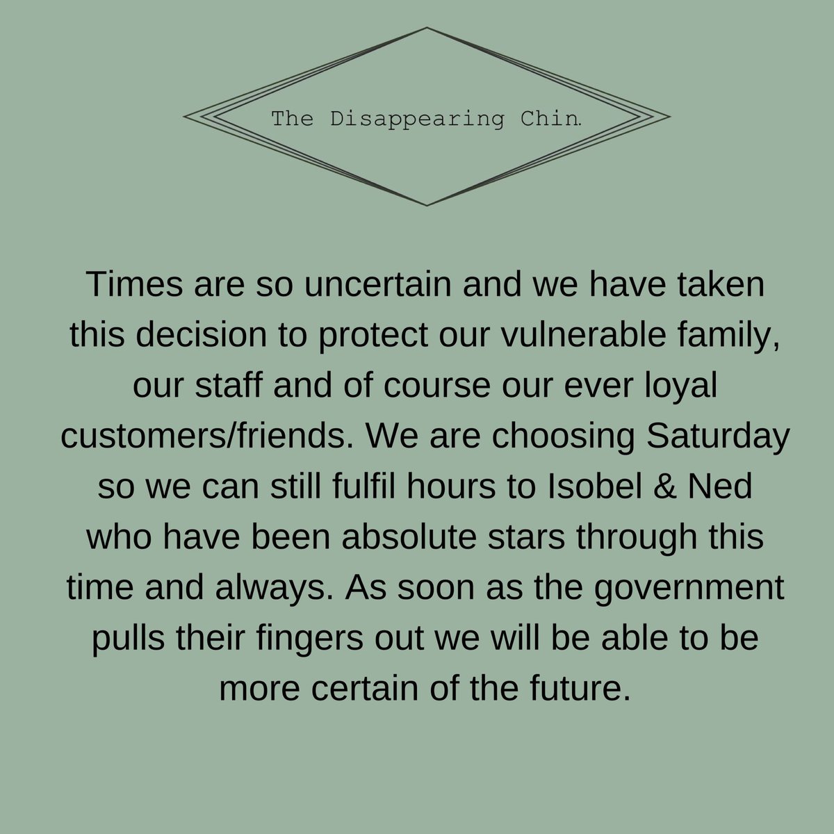 The Disappearing Chin tweet media