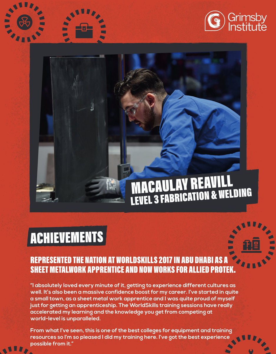 Train with the best and become industry ready like Macaulay. Apply now for the best engineering courses in the region. grimsby.ac.uk
#wherefuturesaremade
