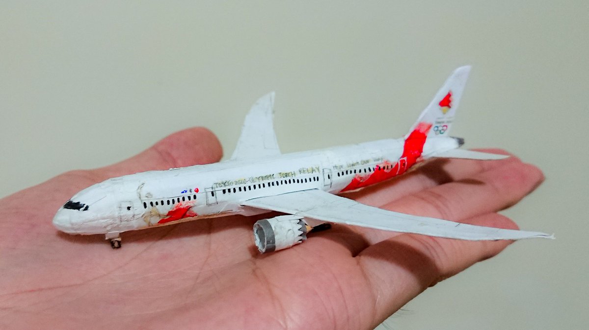 Ja Hsun Tokyo 号 Jal787 8 T Co 5iklsoxzht Model Transformation Process 聖火輸送機 Tokyo号 模型 Papercraft ペーパークラフト 飛行機 聖火 Ja1964 Go 飛機 Modelaircraft Tokyo Olympic Jal Ana