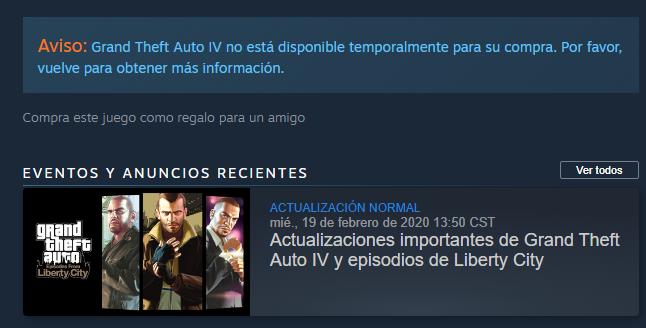 TheLordLink666's tweet photo. @RockstarGames  Is 03/19/20 and Grand theft auto IV 
still not for sale https://t.co/Eri6usmUJ3