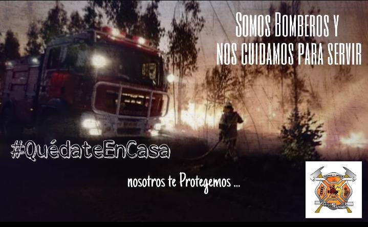 BomberosCarta's tweet photo. @BomberosdeChile #QuedateEnCasa https://t.co/OiJSXX4xFS
