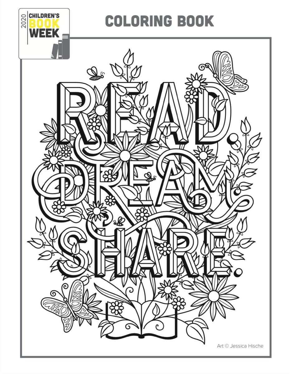 Free downloadable coloring book, pages by 23 children's book illustrators: everychildareader.net/cbw/coloringpa…