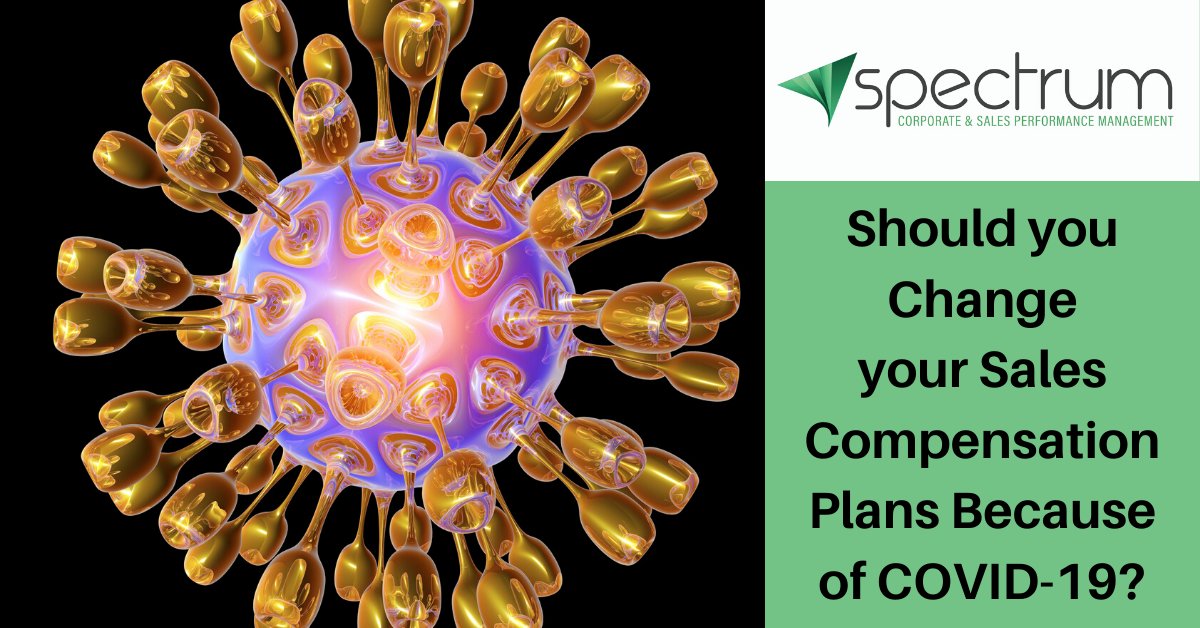 SpectrumCSPM's tweet image. Have you considered changing your sales compensation plans in light of COVID-19? Several of our clients have asked us for guidance. Here are some options sales leaders and CFOs have as we approach the end of Q1. bit.ly/2UkRgXl #spm #salescompensation #cfos