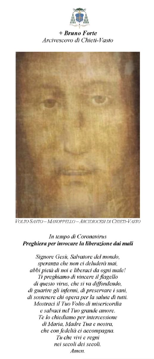 Preghiera per invocare la liberazione dai mali