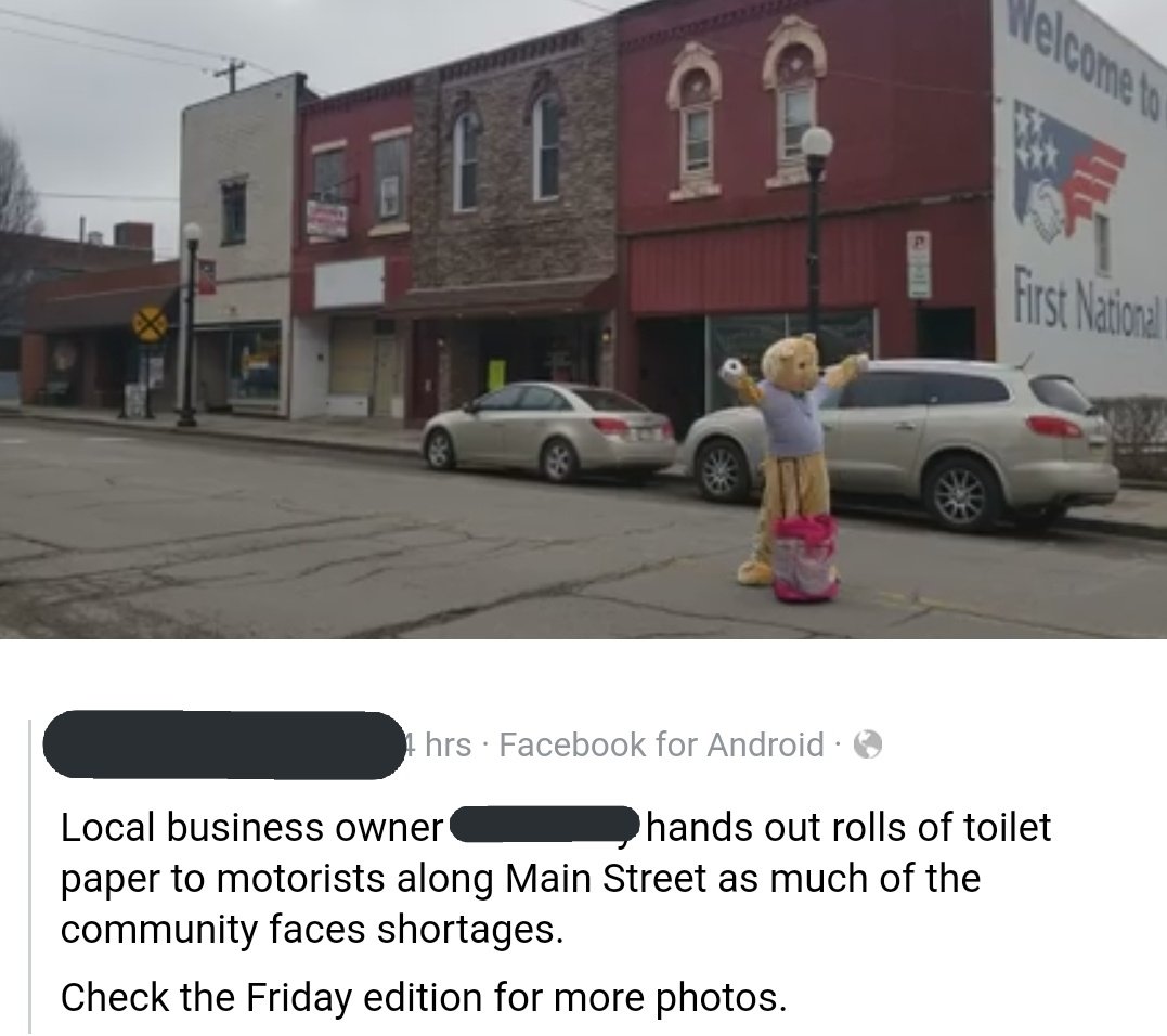 CritikalCat's tweet photo. My hometown, y'all. #coronavirus 

Yeeeep. https://t.co/WbBID5PNvW