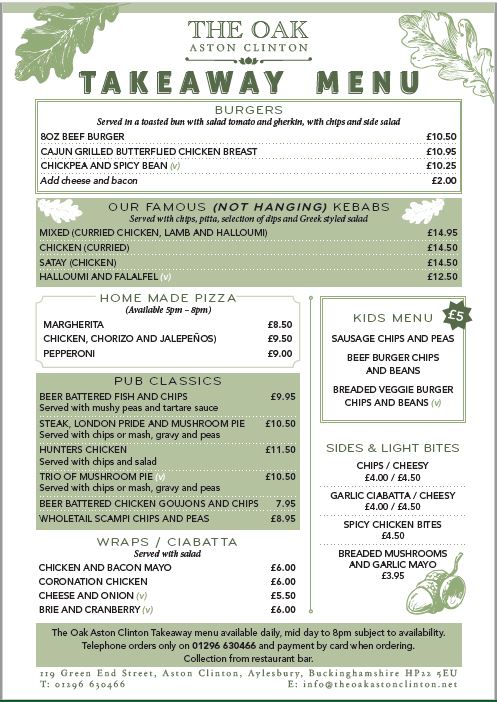 mediaportprint's tweet photo. The Oak Aston Clinton have thought about how they can continue to support the community and bring in important revenue during these uncertain times. We salute you Pat for doing all you can for your business and retaining your place as the go to eatery in the local area! https://t.co/CDoAvnxnHu