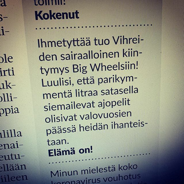 USACarClub's tweet photo. Maailmankirjat ovat sekaisin 🤔 paikallislehden tekstaripalstalla moititaan Pieksämäen Seudun Vihreitä, koska he tukevat amerikanautoilua 🤣 🍿🍿🍿 Iso peukku paikallisille Vihreille 👍🏻😊 #pieksämäki #bigwheelsfinland #vihreät #amerikanrauta https://t.co/oP8CRoOQik https://t.co/N8e1M0ID1l