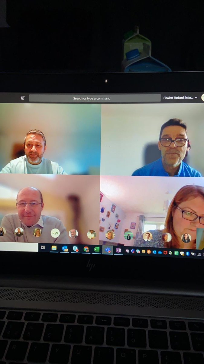 Loved the HPE channel team collaboration today. WFH isn’t new, but when you’re all doing it you need to have some team fun! Virtual Coffee Teams call this morn and then finish the day off with Virtual Teams Pub! Love It!!