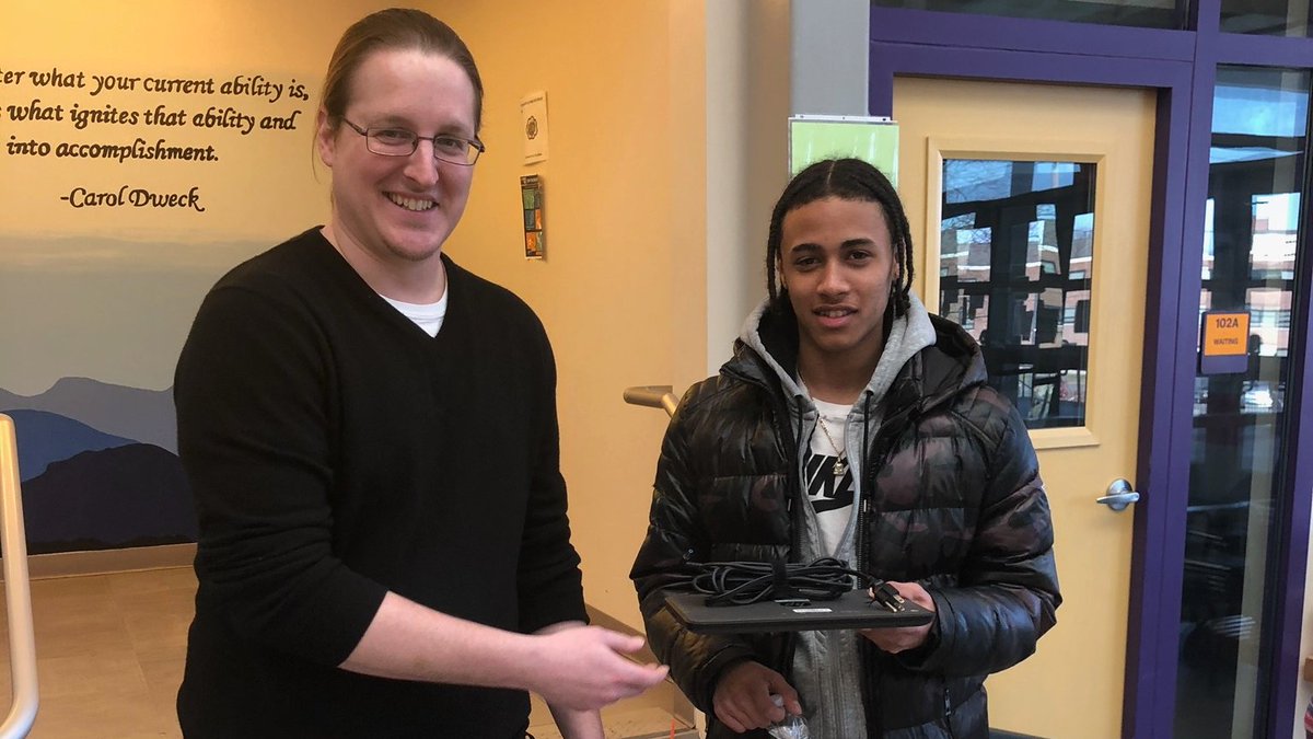 TCSD's tweet photo. Thank you to our Technology staff for their hard work in getting hundreds of devices to THS, TMS and School 12 students. This will allow them to continue to learn, stay connected, and maintain some level of normalcy during this time. #TroyTeacherHeroes #TroyNY #TroyCSD https://t.co/CZDAAiQqbx