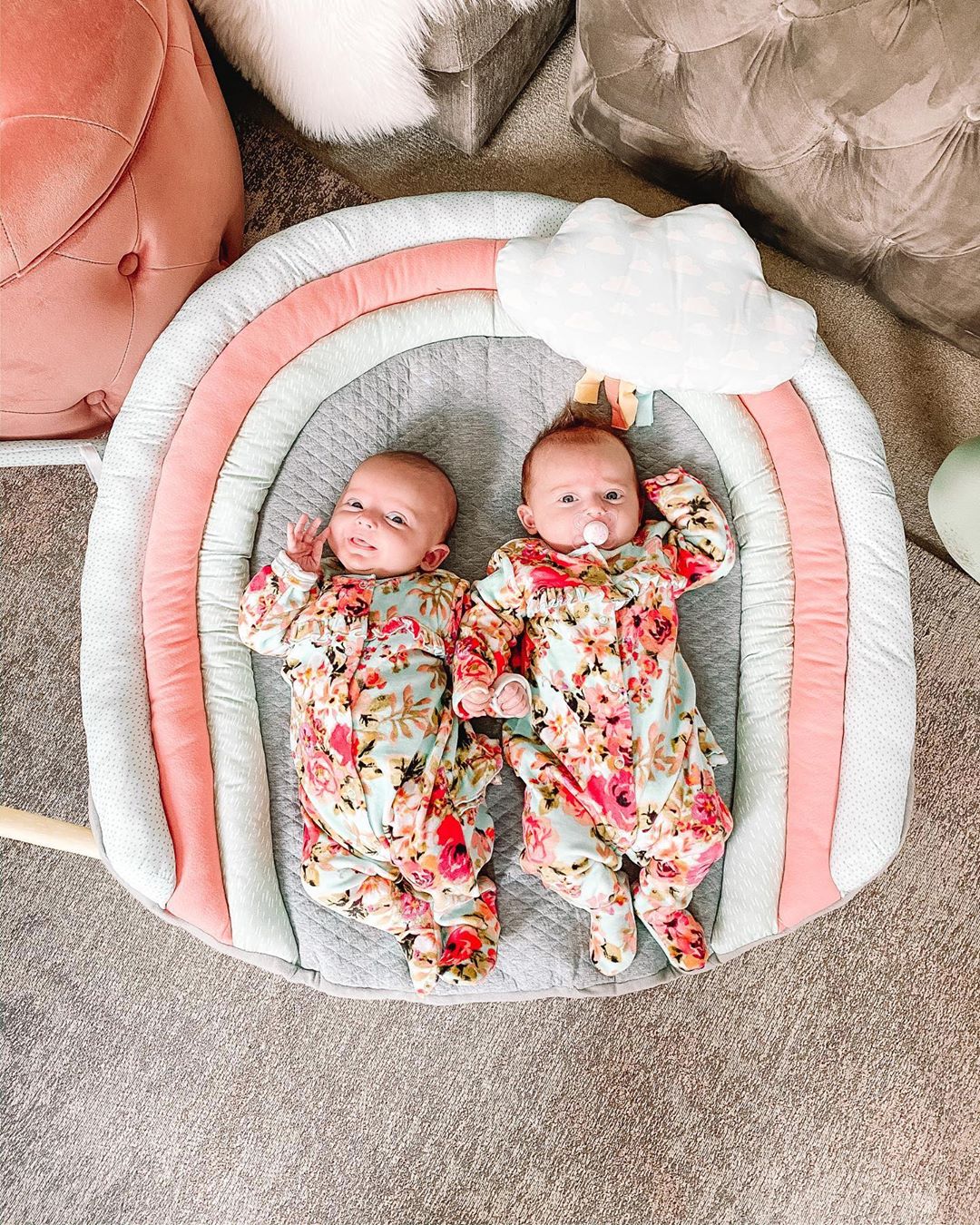 mamas and papas rainbow playmat