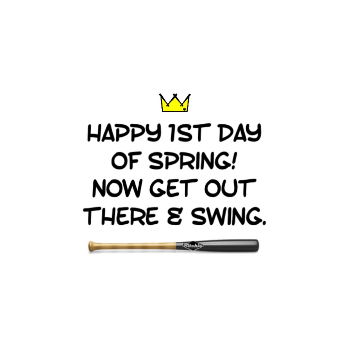 at_bats's tweet image. Happy 1️⃣st Day of 🌷.
#RobCrozier #RitchieBats #DemoKing #Baseball #Happy #First #Day #Spring #Custom #WoodBats #Swing #Hack #Barrel