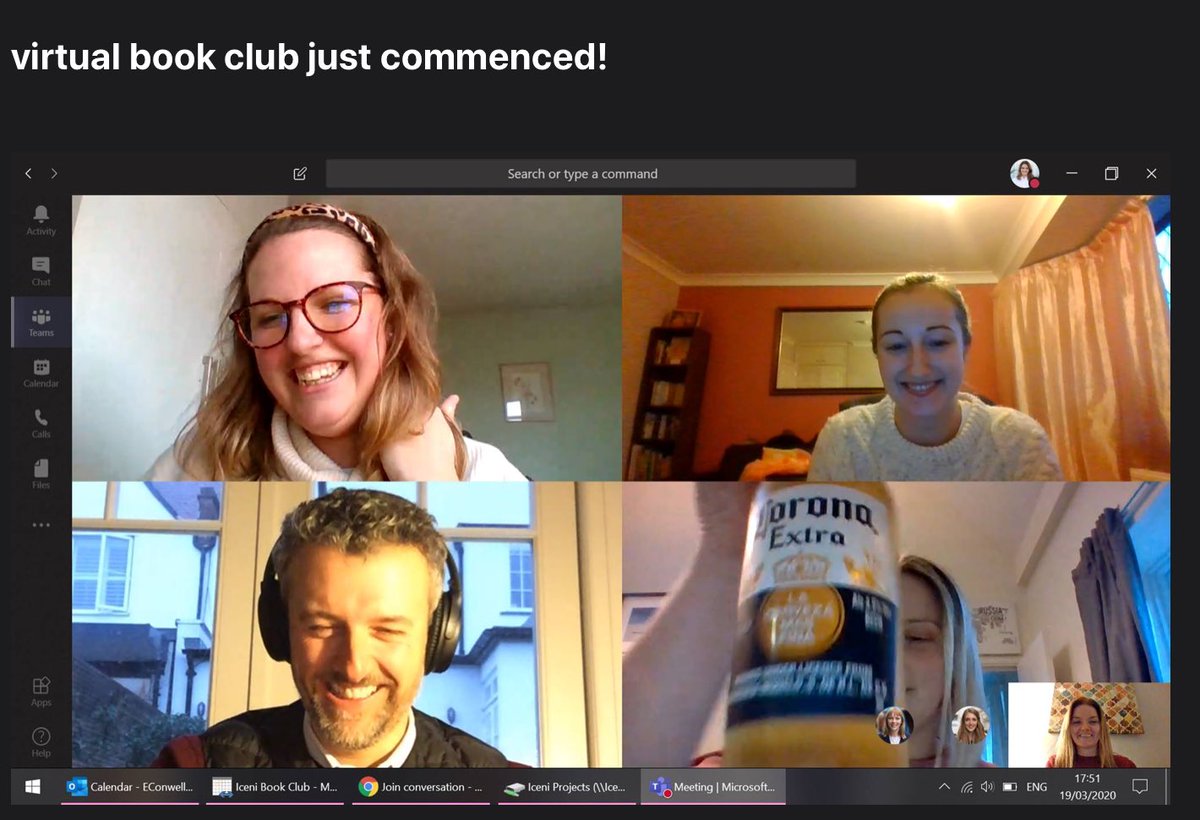 Iceni's Bookclub went virtual tonight. #Americandirt put to rights. We’re taking suggestions for our next book...