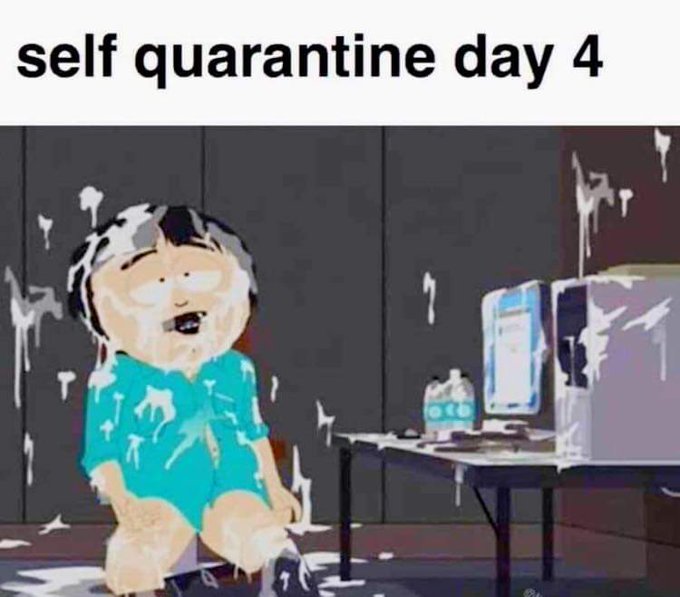 😝🤣 #lmfao #SelfIsolation #Quarantine #COVID19 https://t.co/TI5vdjYWz6<a href="/tag/lmfao"class="tags">#lmfao</a><a href="/tag/selfisolation"class="tags">#SelfIsolation</a><a href="/tag/quarantine"class="tags">#Quarantine</a><a href="/tag/covid19"class="tags">#COVID19</a>