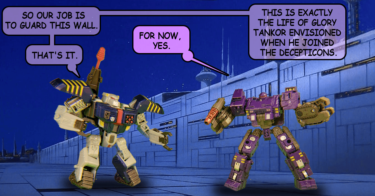 84Nexus's tweet photo. Sorry Tankor. The military life isn't always exciting. Anyone else remember the phrase: "hurry up and wait."
#Transformers #Comics #Humor #TransformersComics #WarForCybertron #TitansReturn #Siege #G1 #PowerOfThePrimes #Tankor #Punch #CounterPunch https://t.co/7Qe2xzlYw4