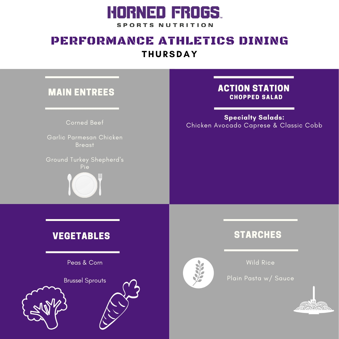 TCUFrogFuel's tweet photo. Head to the PAD tonight from 4:30-7:30pm tonight! https://t.co/bxs5fkaBNd