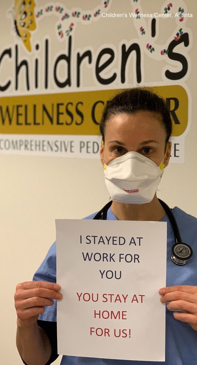 "I stayed at work for you. You stay at home for us!" Here's a reminder to show your healthcare workers how much you appreciate them by staying home and practicing social distancing during the #COVID19 outbreak. abc7ne.ws/3a4Ukh7
