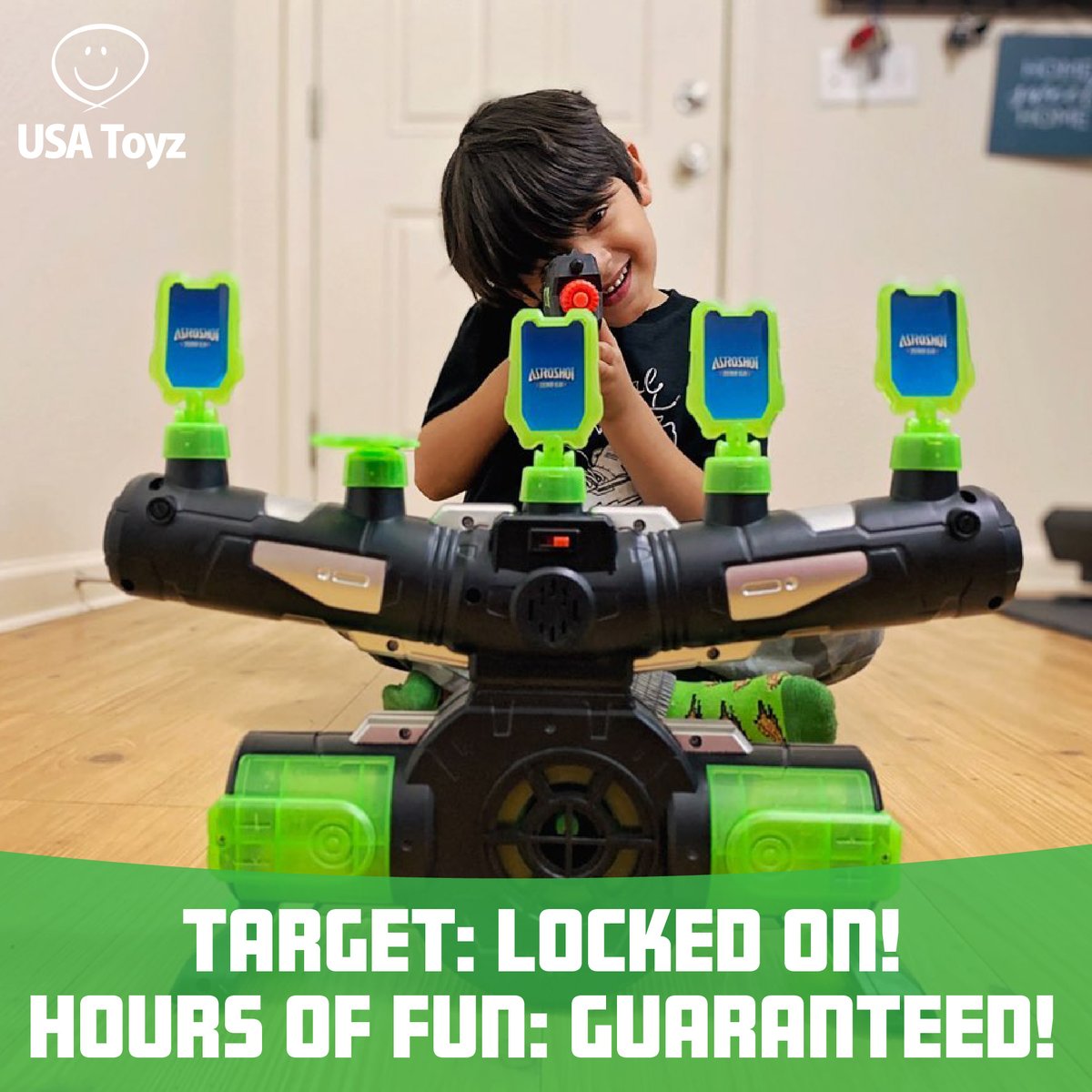 ShopUSAToyz's tweet photo. BLASTER BOREDOM BUSTER 😴🚫Here's how to take down 🎯🔫 targets like a boss 😎Load, cock, aim, fire! 🔥 The Astroshot GX is always ready for action! 💥https://t.co/nmrvBAlJyv
#rainydayactivities #shootinggames  @dearsarabia https://t.co/nrCGYHpDAd