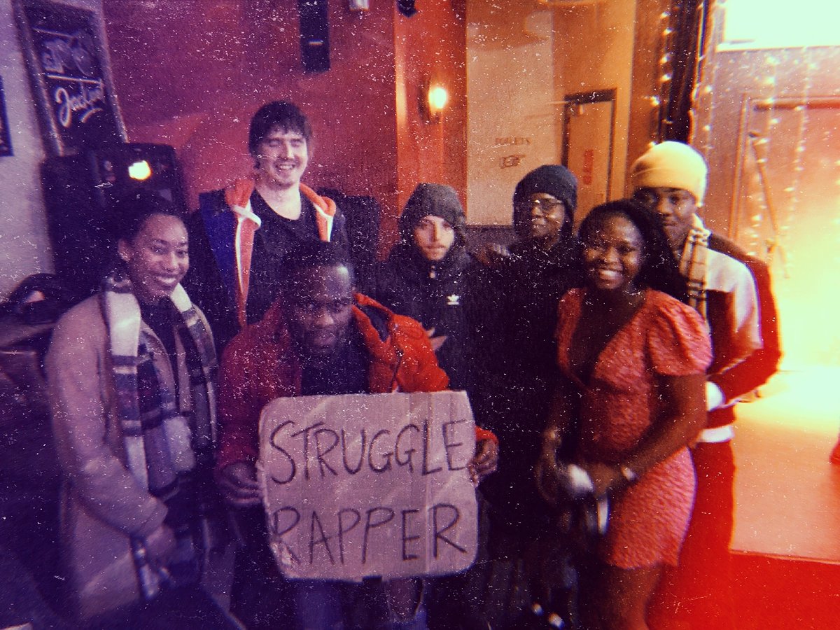 lydiamaddix's tweet photo. The struggle is real right now for us all but it's been so heart-warming to see everyone supporting everyone. I salute you all! Last month I shot some of my chum @krashwilliams's music video for his track 'Struggle Rapper' and this is our wrap snap!📸His talent is unreal!🙌🏾 https://t.co/Okk9CMzZHW