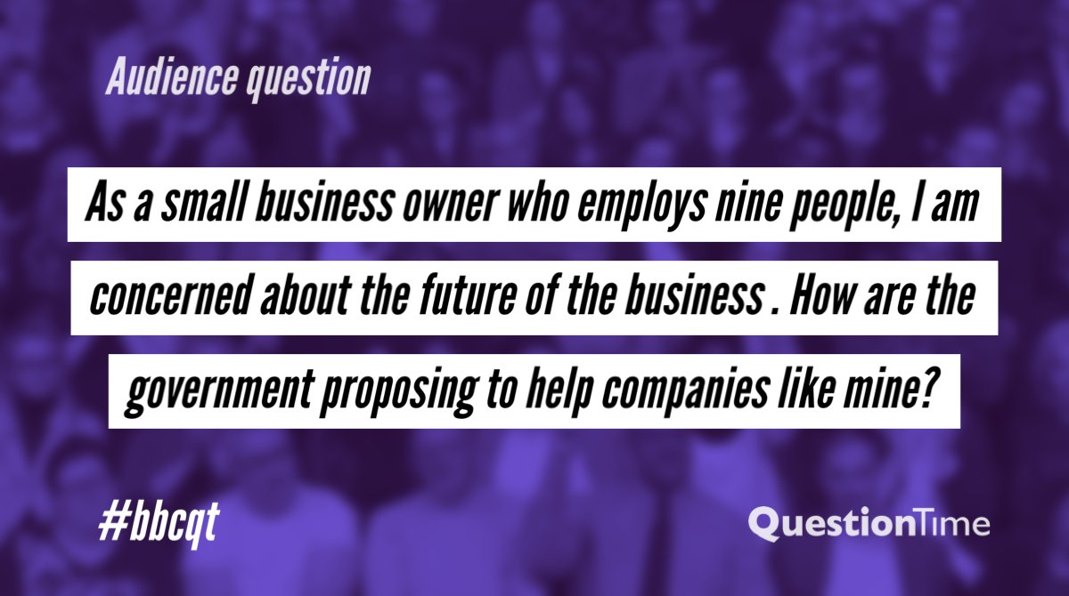 BBC Question Time tweet media