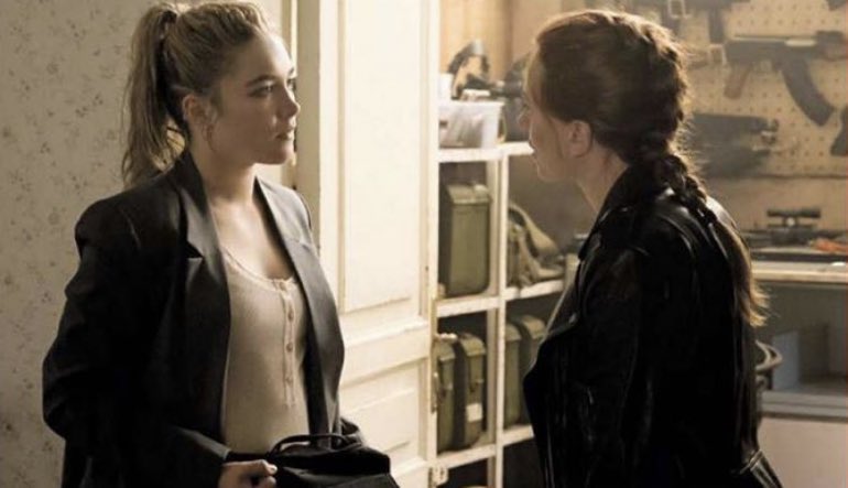 bestofpugh's tweet photo. New stills of Florence Pugh and Scarlett Johansson in #BlackWidow https://t.co/6NWxYO0XIw