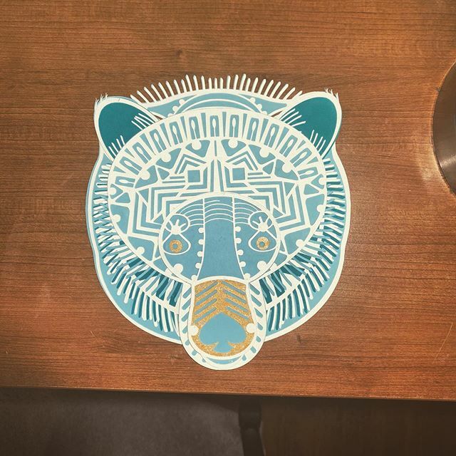 ADGoldfarb's tweet photo. Day four. Took a break today for sanity and creativity’s sake and made Aliza a paper bear. Not sure if I like this or the elephant more —————
#dadlife #family #workfromhome #familyiseverything #coworkers #love #creativity #bear #papercrafts #glitter #man… https://t.co/mZQ292pAS4 https://t.co/dK4hpYVRsv