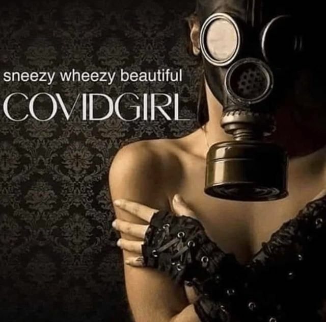 GhoulishWeb's tweet photo. COVIDGIRL.
Sneezy • Wheezy • Beautiful 
#covid #covidgirl #covergirl #covid_19 #covid19 #coronavirus #ghoulishproductions #gasmask #mask #virus https://t.co/SUThNa27Q4 https://t.co/fazfjV9N83