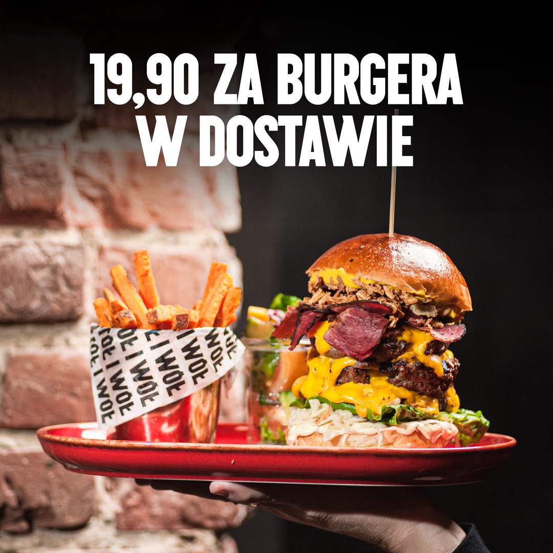 stoliwol's tweet photo. Burger w dostawie bezkontaktowej już od 19,90! Zamów w Lublinie na: https://t.co/N428owKQkF

#zostanwdomu #lublin https://t.co/Vz2GKNf5S1