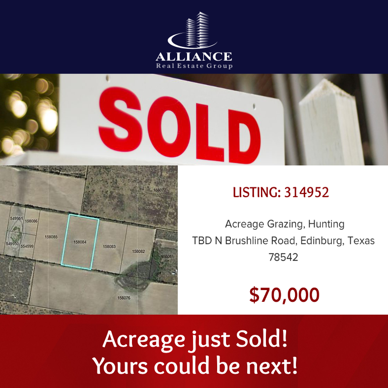 AREGTEXAS's tweet photo. #Sold ! Acreage just sold in #edinburgtx $70,000 listing 314952. Congratulations Juan Chavez 👏🏻👏🏻🎉🎊🍾 #rgvrealestate #mcallenrealestate #southtexas #rgv #rgvrealtor #mcallen #realestatetexas https://t.co/afS8hHqaMH