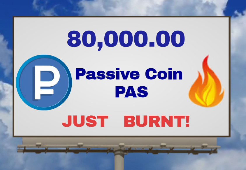 cryptotrader85's tweet photo. $PAS has just burnt 80,000 tokens 🔥🔥🔥

Due to the recent swap from old PAS #smartcontract to the new one 97,973 was not swapped &amp; not claimed. Out of that 80k were burnt.

Burnt tokens sent here: https://t.co/op6N5v51pi

Website: https://t.co/Js0UBQRNKY

@PassiveCoin https://t.co/EFdJD7wBAX