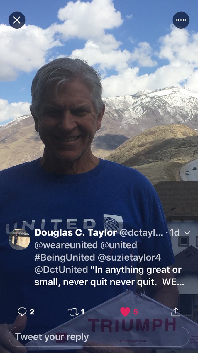 DctUnited's tweet photo. #BeingUnited @weareunited  @whyIloveao @Pameladj13 
@Maggie_Ronan @Glennhdaniels @DctUnited @mason5525 Doing "OUR BEST in the WEST" (SFO DL PILOT buys coffee for Jan at 72A).   We'll get through it together!! 🌈‼️ https://t.co/f81Fv1c5t3