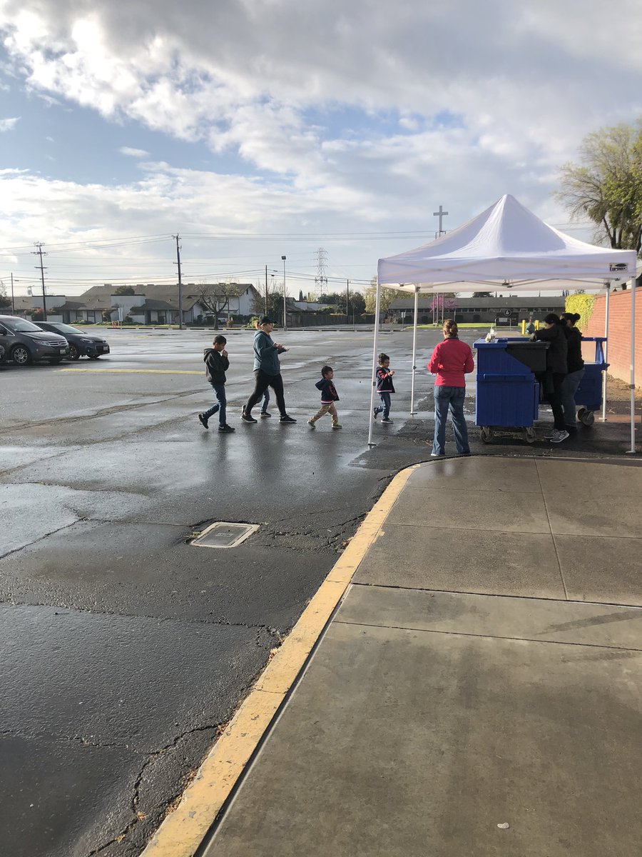Our community is so thankful for our cafeteria staff.  Remember breakfast is available from 8-9am and lunch is available from 12-1pm. Free meals for kids and teens (18 and under). #FalconStrong