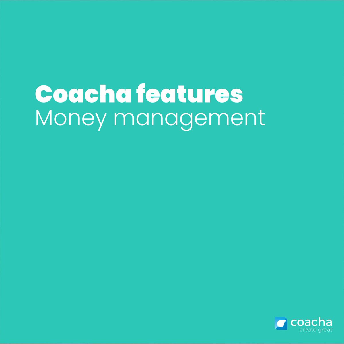 CoachaSoftware's tweet image. Collect recurring subscriptions &amp;amp; take one-off payments. Automatic chasing of failed payments. A Money Dashboard that makes it clear who's paid what &amp;amp; when. Keeping track of your finances is easy with Coacha. 📲
