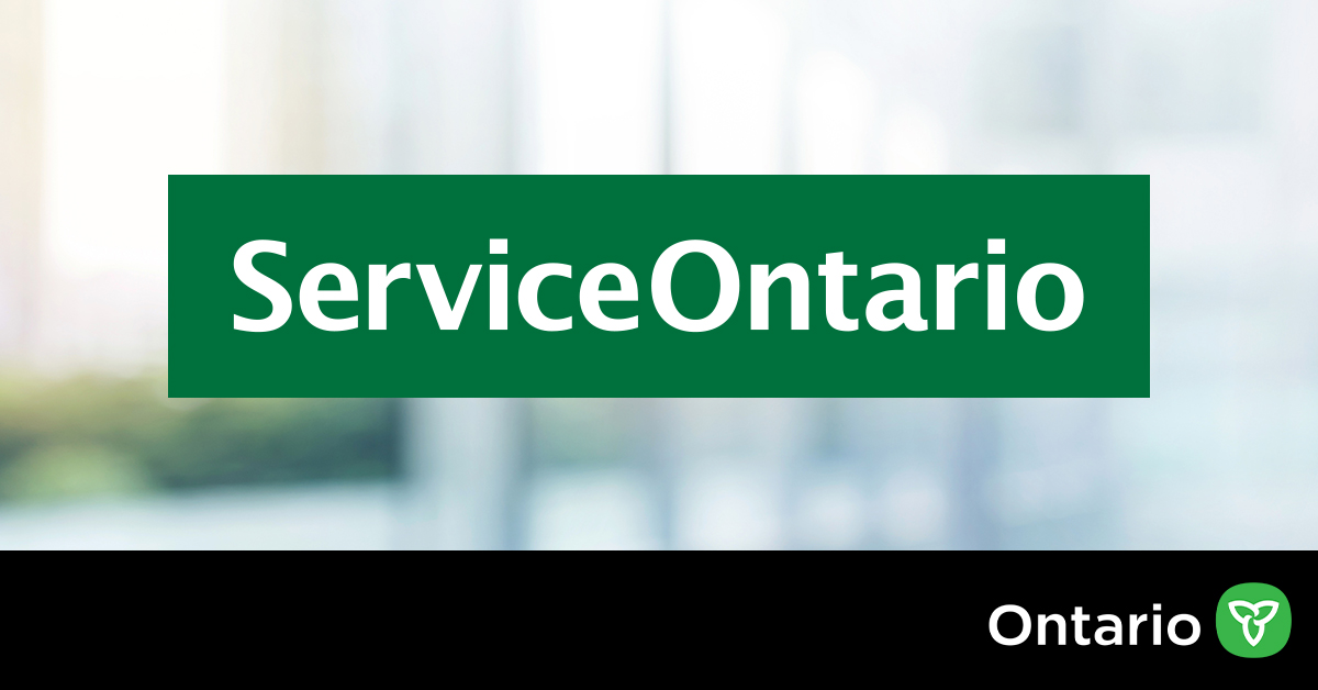 ServiceOntario tweet media