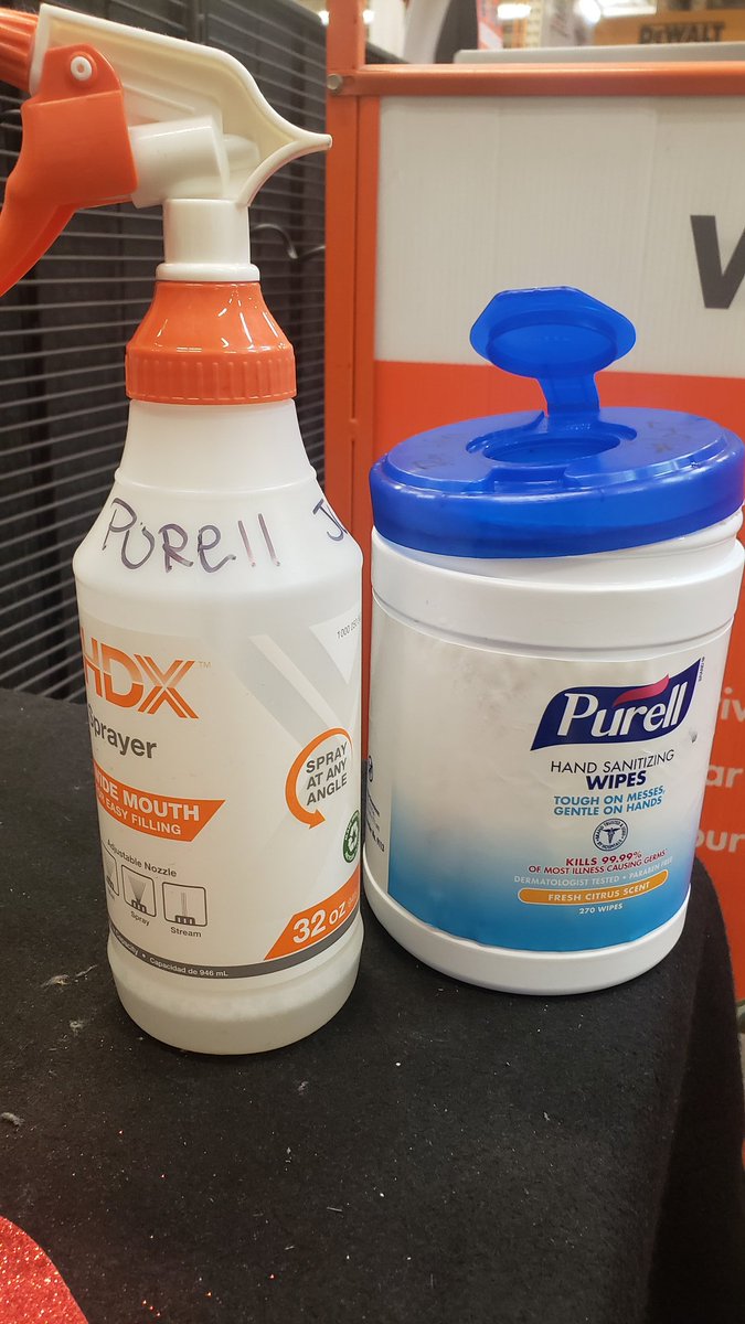I'm not wasting any purell. So I made purell juice from the empty buckets #alwaysthinking <a href="/SmithtownHD/">Smithtown Home Depot</a> <a href="/localita39/">Marlene Mejias</a> <a href="/cardaci_michele/">Michele Cardaci</a>