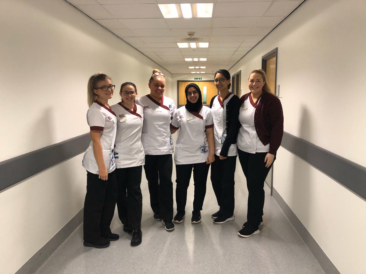 Today we wore our student therapeutic radiographer uniforms for one last time. I cannot thank these girls, the staff at <a href="/LTHRadiotherapy/">LTHT Radiotherapy</a> and our PLT @DaveGreenSHU enough. Had such an amazing experience these last 3 years training with some amazing support. Here's to the future ☢