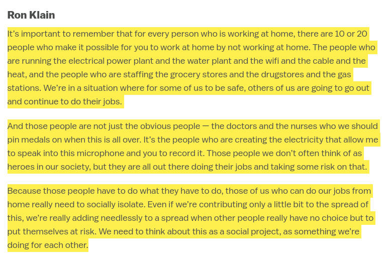 prestevez's tweet photo. For every person that works at home, there are 10 or 20 that make it possible by not working at home. 
https://t.co/AD05O0vqvs https://t.co/zEQiEJFGJA