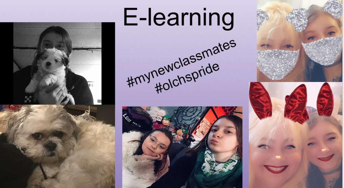 IamDrNaujokas's tweet image. Here is our first student entry into today's #olchspride hashtag challenge.  Way to go Emma and Kathleen, and your #newclassmates