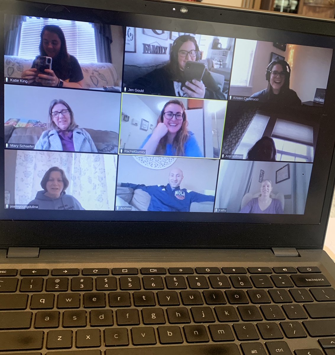 So great to Zoom with my first grade colleagues and our principals!! <a href="/JMDragons5/">John Marshall School</a> <a href="/MrKitchell35/">Andrew Kitchell</a> <a href="/TurkovicTeaches/">Kristen-Anne Cauterucci</a> <a href="/jyoungdulina/">Joann Dulina</a> <a href="/amihoffman/">Ami Hoffman</a>