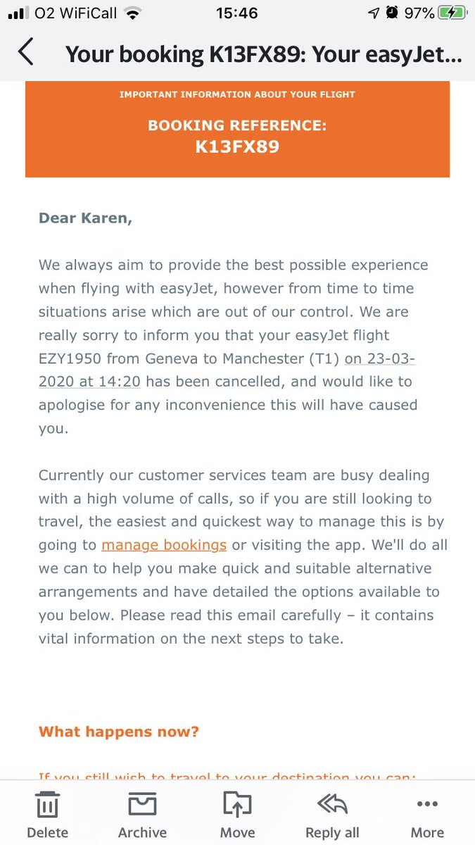 SouthernKazza's tweet photo. Why do @easyJet still take passengers when they cancel flights back??? Thankfully I didn’t go against the WHO advice and travel ! Or I would have been stranded like many other of their passengers. #Irresponsible won’t be using them again. Poor https://t.co/f99Js2bGZd