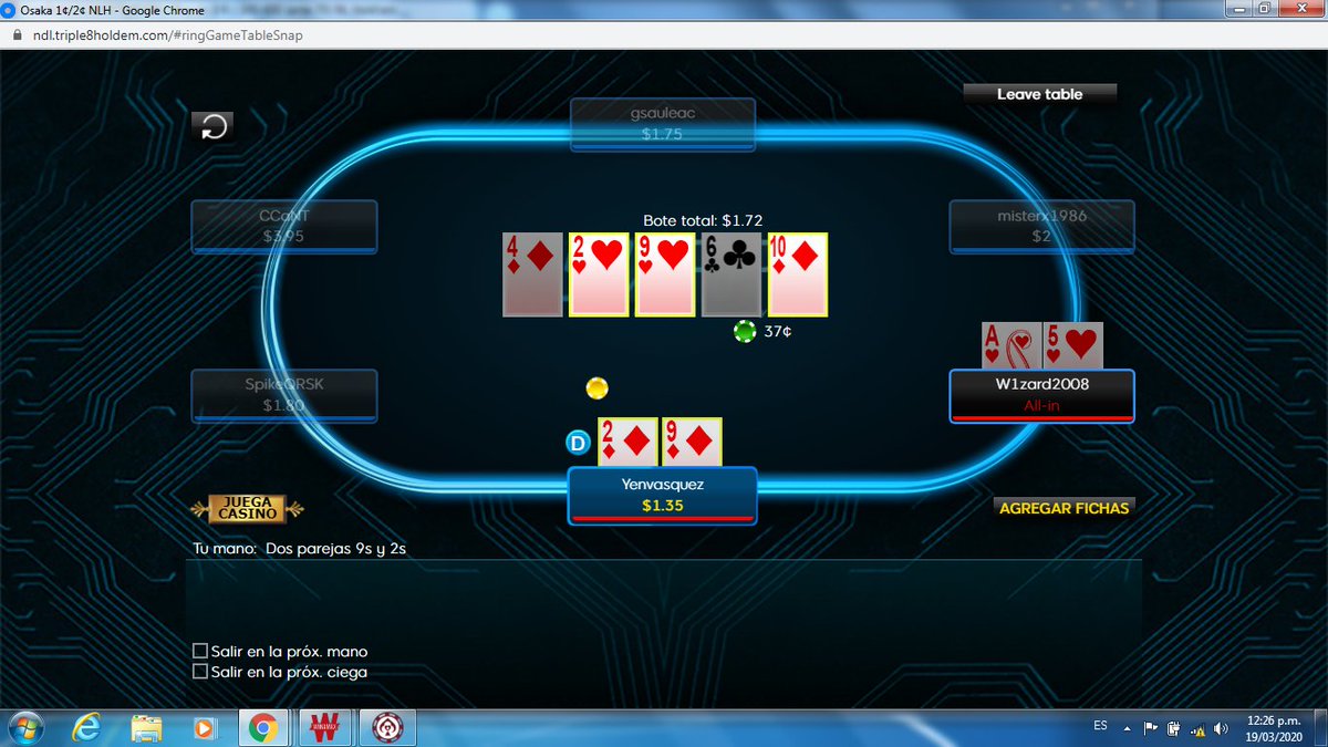 Yenvasquez_'s tweet photo. Por aqui seguimos con 29. #SanpPoker By: #888poker https://t.co/Z2s5IiyDFh