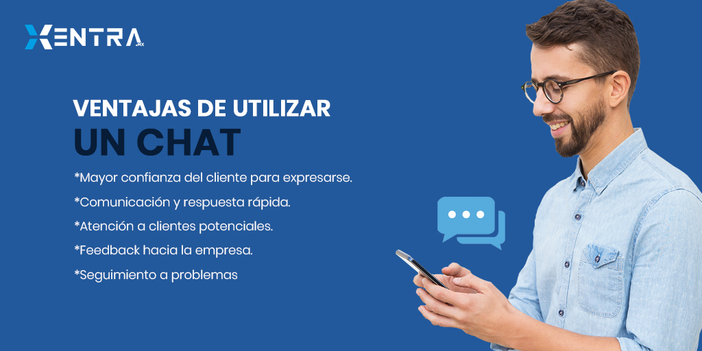 Ventajas de utilizar un Chat en tu #Ecommerce

Recuerda que en #Xentra somos expertos en Ecommerce, comunícate con nosotros o visita nuestras página.
🌐 xentra.mx/xentra-ecommer…
