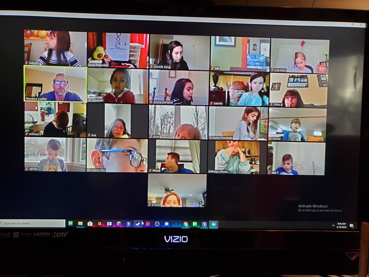 MamaMessyBun1's tweet photo. We had some special guests this morning on Zoom! Thank you Miss Gangi, Mrs. Corbo, and @NBSTL for joining us and playing along!
#PequannockStrongDL
#thisisfirstgrade
#teachinginpajamapants
#fundations https://t.co/PXJSyNskd7