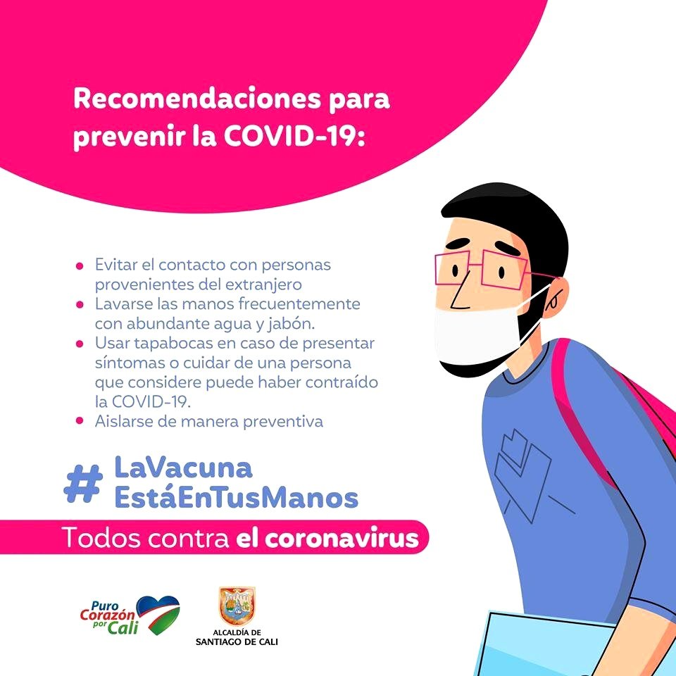 Recuerda que #LaVacunaEstaEnTusManos #COVID2019 No bajemos la guardia en las medidas de prevención y contención <a href="/SaludCali/">Secretaría de Salud Pública de Cali</a> <a href="/AlcaldiaDeCali/">Alcaldía de Cali</a>