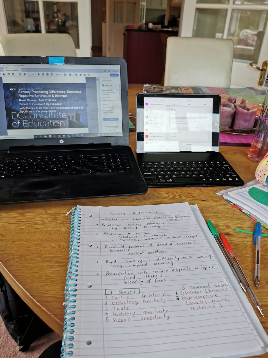 MuireannFoley's tweet photo. Day two of managing my @creaghcollege classes online and engaging with @dcu_incl_spe lectures and material for #GDILS
#multitasking #workingfromhome https://t.co/2o6LS5jH6K