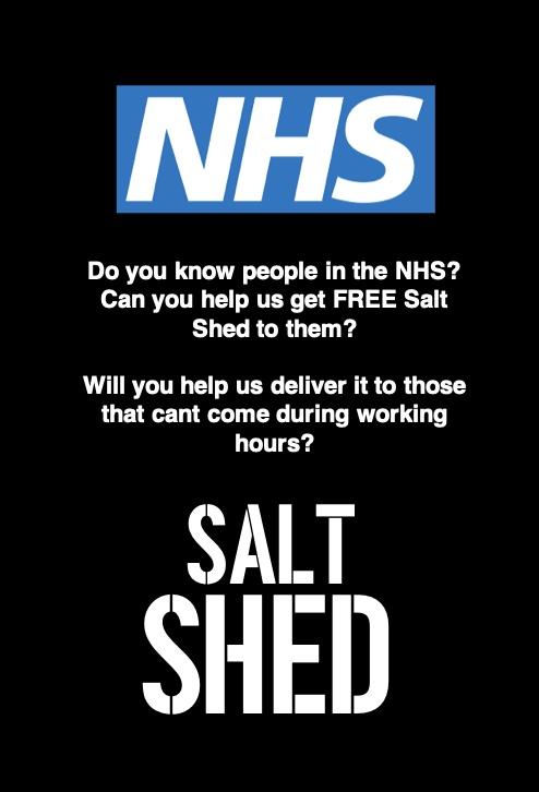 salt_shed's tweet photo. We are days away from shutting doors for the foreseeable future like 99.9% of the hospitality already have. But for what it’s worth see below. 

We will stay open if we have a good response to this! 

#nhs #frontline #saltshed #doyourbit https://t.co/NnZUNx5zoT